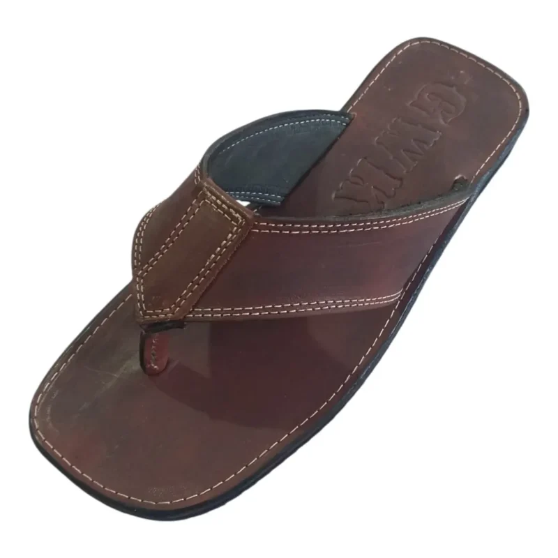 Chinelo Masculino Cabedal em Couro